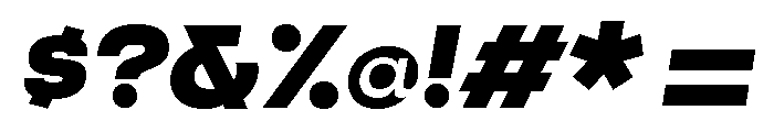 Criteria Black Oblique Font OTHER CHARS