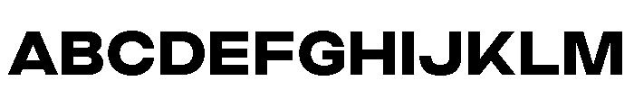 Criteria Extra Bold Font UPPERCASE