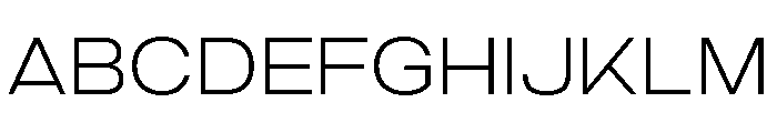 Criteria Extra Light Font UPPERCASE