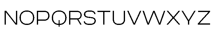 Criteria Extra Light Font UPPERCASE
