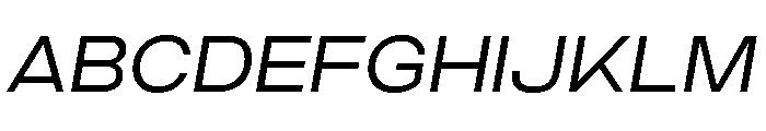 Criteria Light Oblique Font UPPERCASE