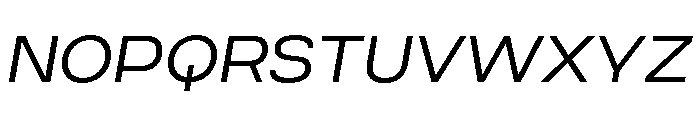 Criteria Light Oblique Font UPPERCASE