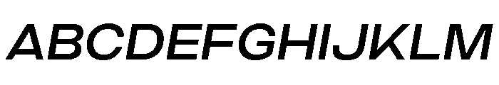 Criteria Medium Oblique Font UPPERCASE