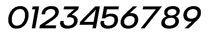 Criteria Regular Oblique Font OTHER CHARS