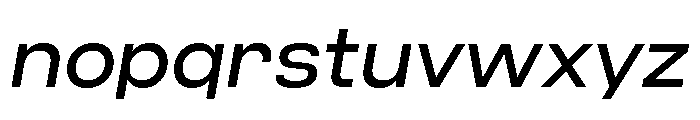 Criteria Regular Oblique Font LOWERCASE