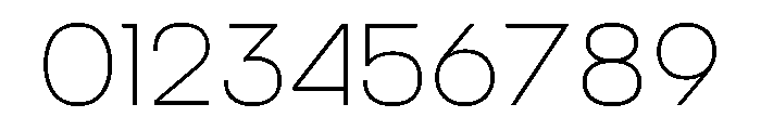Criteria Thin Font OTHER CHARS