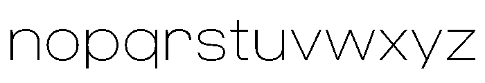 Criteria Thin Font LOWERCASE