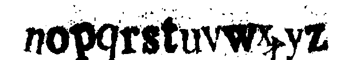 Crusti Wacky Regular Font LOWERCASE
