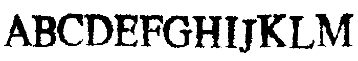 CrustiEr Regular Font UPPERCASE