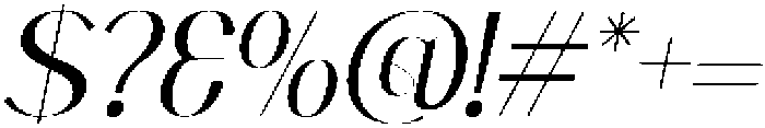 CS Abenia Italic otf (400) Font OTHER CHARS