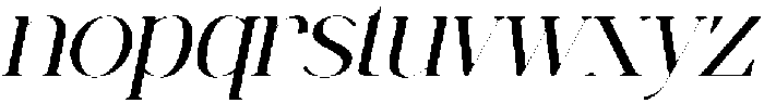 CS Abenia Italic otf (400) Font LOWERCASE