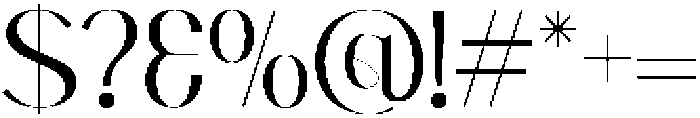 CS Abenia Regular otf (400) Font OTHER CHARS