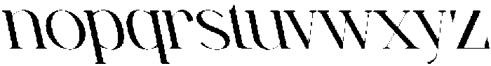 CS Abenia Reverse Italic otf (400) Font LOWERCASE