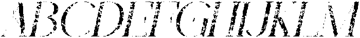 CS Abenia Stamp Italic otf (400) Font UPPERCASE
