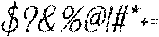 CS Abiola Disco Italic otf (400) Font OTHER CHARS