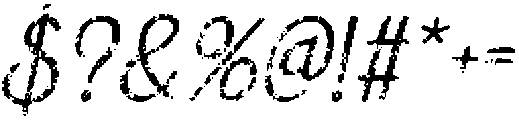 CS Abiola Stamp Italic otf (400) Font OTHER CHARS