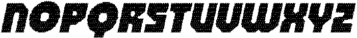 CS Ablaze Disco Italic otf (400) Font UPPERCASE