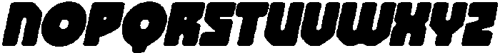 CS Ablaze Drawn Italic otf (400) Font UPPERCASE