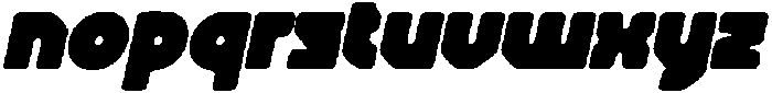 CS Ablaze Drawn Italic otf (400) Font LOWERCASE
