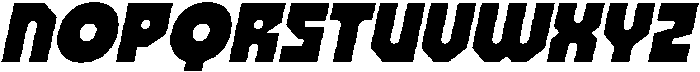 CS Ablaze Italic otf (400) Font UPPERCASE