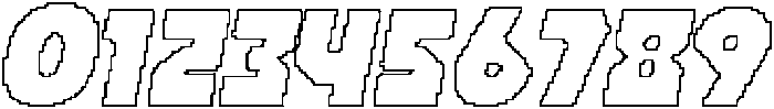 CS Ablaze Pixel Outline otf (400) Font OTHER CHARS