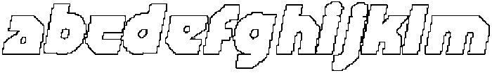 CS Ablaze Pixel Outline otf (400) FONT