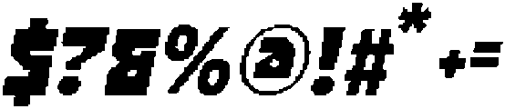 CS Ablaze Pixel Regular otf (400) Font OTHER CHARS
