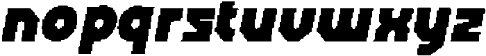 CS Ablaze Pixel Regular otf (400) Font LOWERCASE
