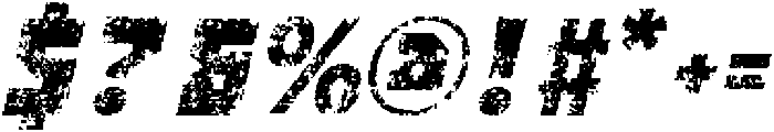 CS Ablaze Stamp Italic otf (400) Font OTHER CHARS