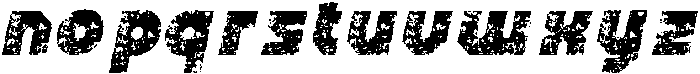 CS Ablaze Stamp Italic otf (400) Font LOWERCASE