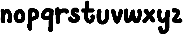 CS Abora Regular otf (400) Font LOWERCASE