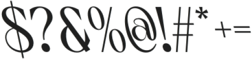 CS Abuela Reverse Italic otf (400) Font OTHER CHARS