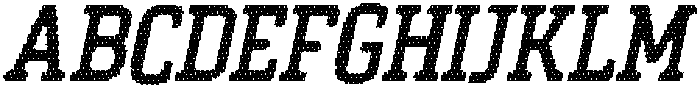 CS Ackley Disco Italic otf (400) Font UPPERCASE