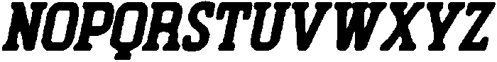 CS Ackley Drawn Italic otf (400) Font UPPERCASE