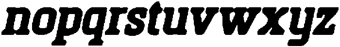 CS Ackley Drawn Italic otf (400) Font LOWERCASE