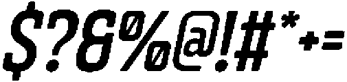 CS Ackley Italic otf (400) Font OTHER CHARS