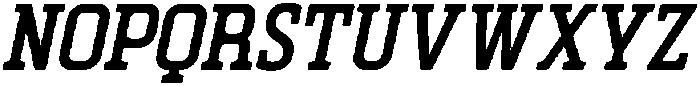 CS Ackley Italic otf (400) Font UPPERCASE