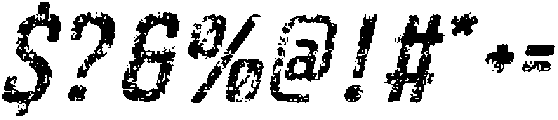 CS Ackley Stamp Italic otf (400) Font OTHER CHARS