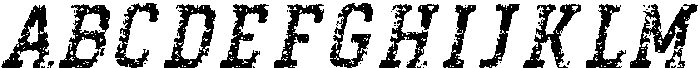 CS Ackley Stamp Italic otf (400) Font UPPERCASE