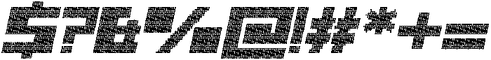CS Acros Disco Italic otf (400) Font OTHER CHARS
