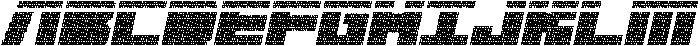 CS Acros Disco Italic otf (400) Font UPPERCASE