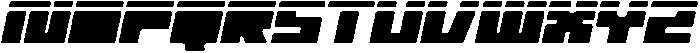 CS Acros Drawn Italic otf (400) Font UPPERCASE