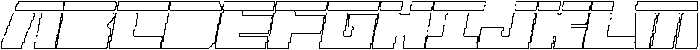 CS Acros Pixel Outline otf (400) Font UPPERCASE