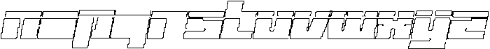 CS Acros Pixel Outline otf (400) Font LOWERCASE