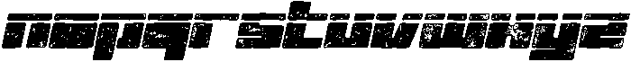 CS Acros Stamp Italic otf (400) Font LOWERCASE
