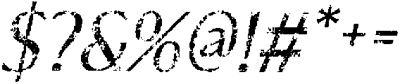 CS Action Stamp Italic otf (400) Font OTHER CHARS