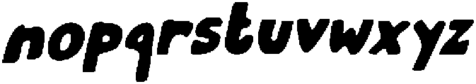 CS Adelmo Drawn Italic otf (400) Font LOWERCASE