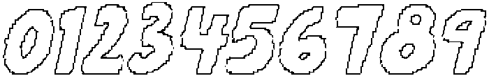 CS Adelmo Pixel Outline otf (400) Font OTHER CHARS