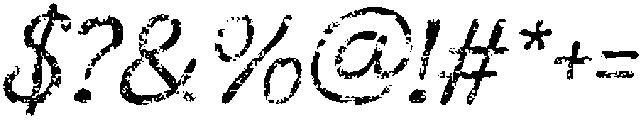 CS Admire Stamp Italic otf (400) Font OTHER CHARS