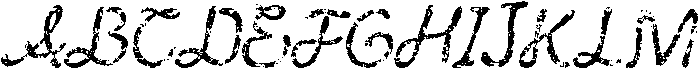 CS Admire Stamp Italic otf (400) Font UPPERCASE